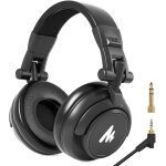 Casque de moniteur de studio professionnel avec prise et c�ble d�tachables et pilote 50mm pour dj, studio ...