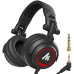 Casque de moniteur de studio professionnel avec prise et c�ble d�tachables et pilote 50mm pour dj, studio ...