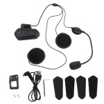 Casque de moto stereo sans fil 2, 4 ghz pour casque bluetooth, radio fm, ecouteurs Casque de moto stereo sans fil 2, 4 ghz pour casque bluetooth, radio fm, ecouteurs