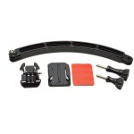 Casque moto support perche à selfie courbe base adhésive pour gopro 5 sj4000 magideal Casque moto support perche à selfie courbe base adhésive pour gopro 5 sj4000 magideal