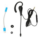 Casque  oreille unique avec microphone, oreillettes monaurales lgres, antibruit, filaires, pour center ...