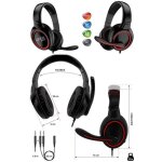 Casque gamer - mega bass - gta 210 - compatible ps5 - ps4 - switch - xbox - son clair - micro r�tractable ...