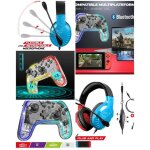 Casque pc gamer spirit of gamer - pro gaming switch edition � manette switch bluetooth rgb multicouleurs ...