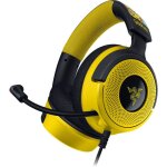 Casque pc gaming filaire razer kraken v4 x pokemon kanto starters edition