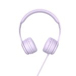 Casque pliable pour casque de controle filaire en m�tal st�r�o avec micro pour t�l�phone intelligent, ...