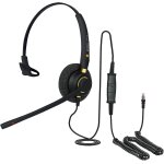 Casque pour polycom vvx 600 vvx 601 vvx 1500 vvx150 vvx 250 vvx 350 vvx 450 voip casque l�ger excellent ...