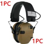 Casque de protection auditive pour sports de plein air, anti - bruit, amplification du son, cache - oreilles ...