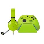 Casque razer kaira x lime + chargeur manette lime - xbox