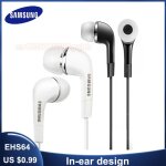 Casque samsung ehs64, casque avec micro intégré, écouteurs intra - auriculaires filaires 3, 5 mm pour ... Casque samsung ehs64, casque avec micro intégré, écouteurs intra - auriculaires filaires 3, 5 mm pour ...