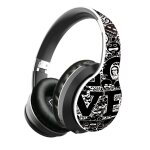 Casque sans fil bluetooth 5. 0 casque de sport st�r�o casque de jeu graffiti �couteurs t�lescopiques ...
