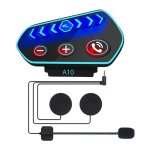 Casque sans fil bluetooth pour motocycliste, oreillette tanche, kit mains - libres, intercom, accessoires ...