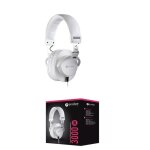 Casque audio - prodipe - pro 3000 - filaire 3. 5mm + adaptateur 6. 35mm - circum - aural - blanc