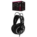 Casque sono audio studio professionnel pro 5000 noir, casque filaire 3. 5mm + adaptateur 6. 35mm, casque ...