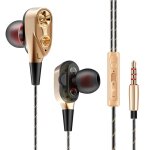 Casque sport hifi quad - core ergonomique son hd microphone intégré argenté or yonis Casque sport hifi quad - core ergonomique son hd microphone intégré argenté or yonis