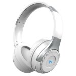 Casque stéréo bluetooth sans fil avec controle tactile pliable, carte tf avec micro, blanc Casque stéréo bluetooth sans fil avec controle tactile pliable, carte tf avec micro, blanc