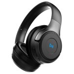 Casque stéréo bluetooth sans fil avec controle tactile pliable, carte tf avec micro, noir Casque stéréo bluetooth sans fil avec controle tactile pliable, carte tf avec micro, noir