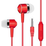 Casque de t�l�phone portable intra auriculaire, caisson de basses avec microphone, st�r�o, universel, ...