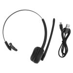 Casque tlphonique bluetooth, microphone rotatif  une oreille, casque d'affaires sans fil pour ordinateur ...