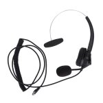Casque tlphonique omnidirectionnel pour bureau d'affaires, centre d'appels, casque filaire (vh530rj9 ...