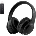 Casque tv sans fil pour s�niors avec anc, bluetooth 5. 3 & emetteur 3 - en - 1 (usb / rca / aux) pour ...