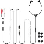 Casque tv stro avec contrle du volume, casque long fil pour tlviseur (cble audio de 4, 9 pieds ...