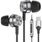 Casque usb c pour samsung galaxy s23 ultra s22 s21 fe s20 a53, couteurs usb c avec microphones de type ...
