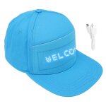 Casquette d'affichage led de couleur pure, chapeau intelligent pour téléphone portable, message led bluetooth ... Casquette d'affichage led de couleur pure, chapeau intelligent pour téléphone portable, message led bluetooth ...