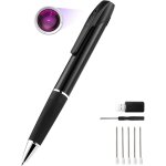 Caypp - mini camra espion stylo, camra de surveillance portable hd 1080p, camra vido avec audio pour ...