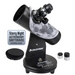 Celestron 22016 firstscope robert reeves signature edition 76mm tabletop dobsonian telescope, includes ...