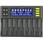 Ceru - 18650 chargeur de batterie liitokala lii - s8 smart battery charger avec ecran lcd pour 26650 ...