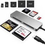 Cfast card reader, usb 3. 0 usb c cfast 2. 0 / cf / sd / tf / xd memory card adapter, 5 high speed card ...