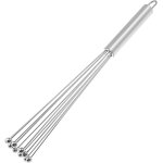 Cfry - 1 pièce mini fouets cuisine, argent batteur main a boule en inox avec 10 fils pour mélanger battre ... Cfry - 1 pièce mini fouets cuisine, argent batteur main a boule en inox avec 10 fils pour mélanger battre ...