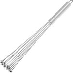 Cfry - 1 pièce mini fouets cuisine, argent batteur main a boule en inox avec 10 fils pour mélanger battre ... Cfry - 1 pièce mini fouets cuisine, argent batteur main a boule en inox avec 10 fils pour mélanger battre ...