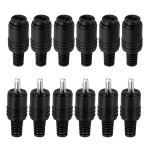 Cfry - lot de 12 connecteur din haut - parleur 2 broches avec bornes  vis, 6 paires (fiche mle & femelle) ...