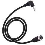Cfry - 5 broches midi din cble a 90 degrs 1 / 8 pouces 3. 5mm trs mle stro angle droit jack plug ...