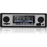 Cfry - autoradio bluetooth, vintage poste radio voiture bluetooth 4x60w lecteur mp3 avec tlcommande ...