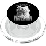 Cfux - cat dj no demandes kitty casque egaliseur musique popsockets popgrip pour magsafe