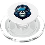 Cfux - gorilla portant un casque de ralit virtuelle drle popsockets popgrip pour magsafe