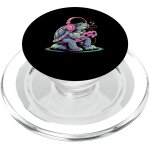 Cfux - i love turtles casque tenant une manette de jeu vido popsockets popgrip pour magsafe