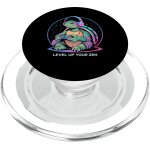 Cfux - i love turtles casque tenant une manette de jeu vido popsockets popgrip pour magsafe