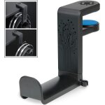 Cfux - support casque audio de jeu ou de musique avec bras pivotant  360 degrs, pince de fixation format ...