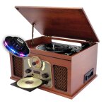 Chane hifi inovalley retro10e - bth - n vinyle avec fonction encoding, bluetooth, cd, k7 audio, fm, ...