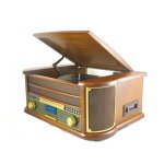 Chane hifi inovalley retro29 - e vinyle style rtro bluetooth, cd, k7 audio, fm, usb + tlcommande, ...
