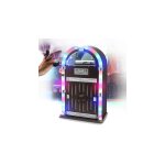 Chaîne hifi jukebox retro 60w avec tourne disque vinyle bluetooth, cd, fm + télécommande, lumières bagues ... Chaîne hifi jukebox retro 60w avec tourne disque vinyle bluetooth, cd, fm + télécommande, lumières bagues ...