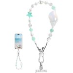 Chaîne de téléphone perles, dragonne universelle avec boucle métallique, bracelet de poignet pour femme, ... Chaîne de téléphone perles, dragonne universelle avec boucle métallique, bracelet de poignet pour femme, ...