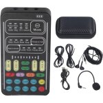 Changeur de voix portable, carte son multi - fonctions avec 8 effets sonores, dguisement de voix bluetooth ...