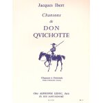 Jacques ibert : chansons de don quichotte no. 2 - chanson a dulcin�e voix grave - r�duction pour voix ...