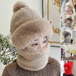 Chapeau d'charpe coupe - vent de cyclisme pour femmes, casquette de cyclisme chaude paississante, cache ...
