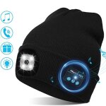 Chapeau intelligent sans fil  led, bonnet chaud, casque d'coute, haut - parleur, communication sans ...