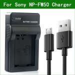 Chargeur de batterie d'appareil photo pour sony np - fm55h np - fm500h np - f550 np - fp50 np - fh50 ...